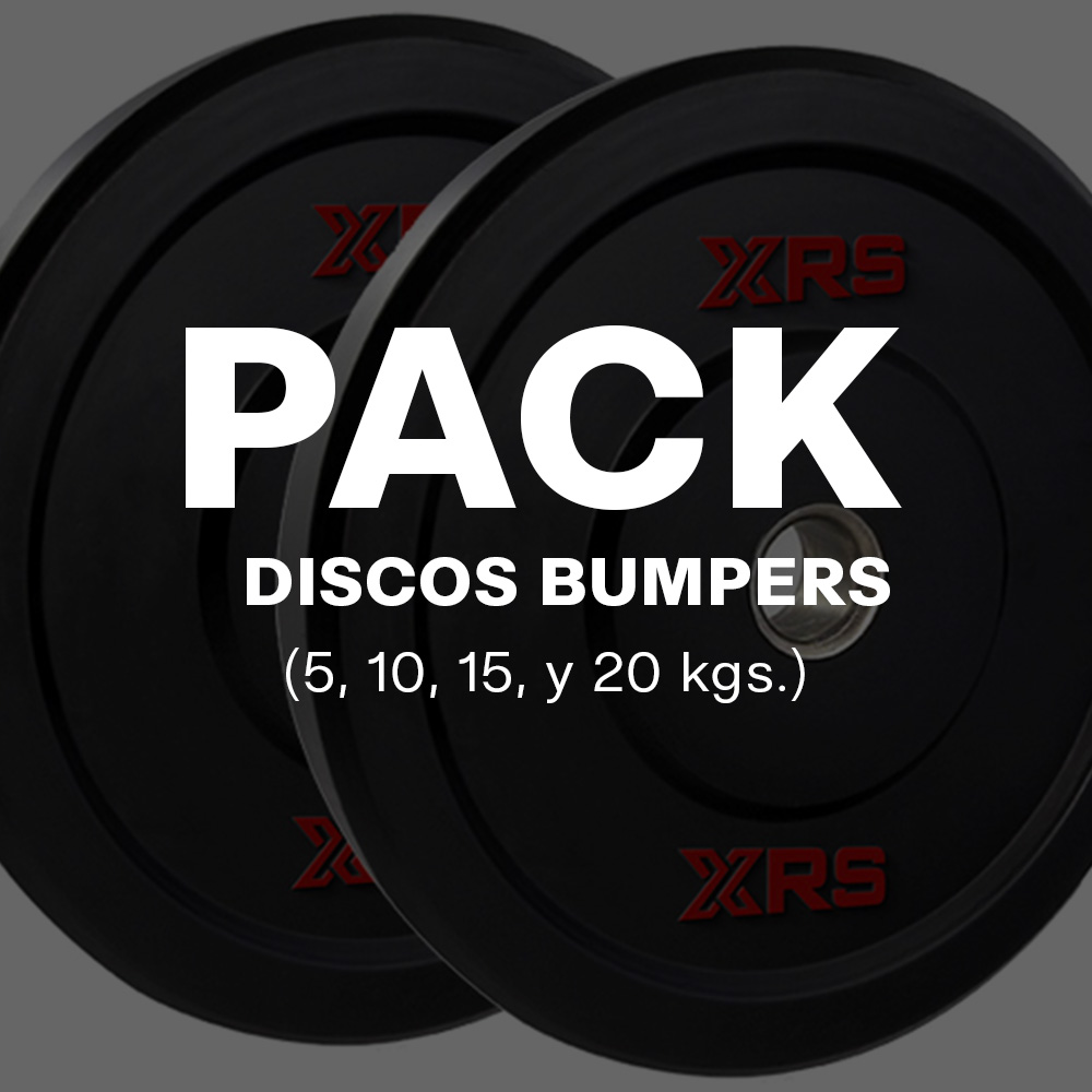 BUMPERS Set de Discos Bumpers de 5,10,15 y 20 kgs ( Pares ). Total 100 kg. - Imagen 1