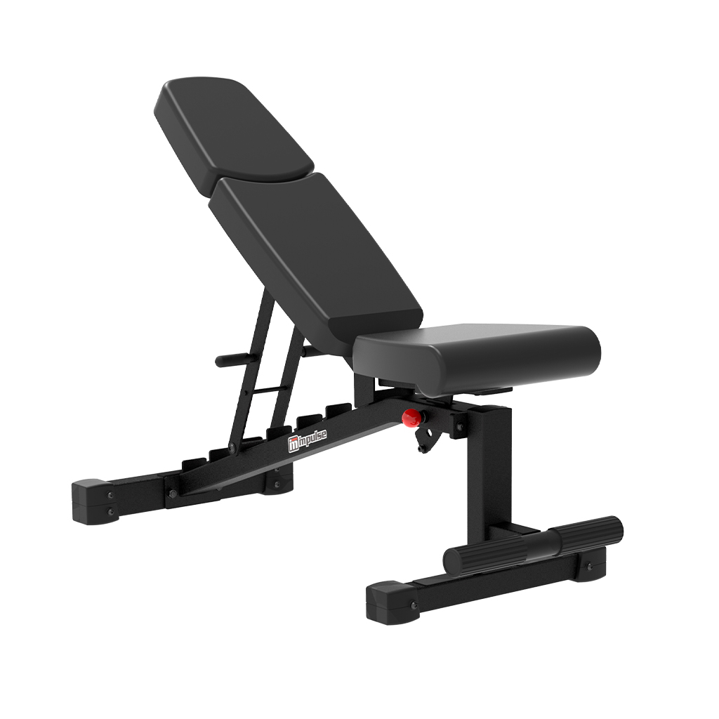 Banco Ajustable ILUS Delta Negro + Leg Attachment